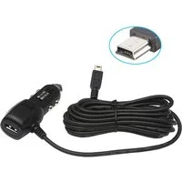 Bolwins G64C 3,5m KFZ Auto Ladegerät Adapter Kabel USB + mini USB 5pin GPS Autoladekabel, (350 cm), 3,5 m langes KFZ-Ladekabel, USB-Buchse + Mini-USB-5-Pin
