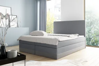 Boxspringbett Schlafzimmerbett VELARO 120x200cm Grau