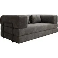 Luxusbetten24 Sofa Designer Sofa Lazy 3 Sitzer, mit Aufklappfunktion und Cordbezug