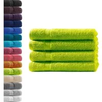 Hometex Premium Textiles Handtuch in Premium Qualität 500 g/m², Feinster Frottier-Stoff 100% Baumwolle, 4x Handtuch, weich, saugfähig, extra schwer & flauschig
