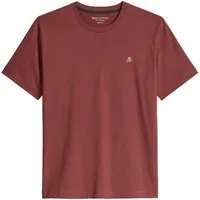 Marc O'Polo T-Shirt Herren T-Shirt 1er Pack Baumwolle Small-Logo (Packung, 1er Pack)