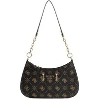 Guess Handtasche Carrie Logo Top Zip Shoulder Bag
