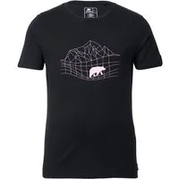 FORSBERG T-Shirt mit Polygonraster-Logo