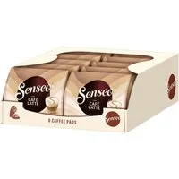 Senseo Kaffee Pads Typ Café Latte 80 Getränke Kaffeepads, (Packung, 10er Pack)