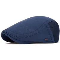 Bwecuy Schirmmütze Schirmmütze Baumwolle Barett Cap, Einstellbare Flatcap