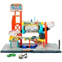 MATCHBOX Spiel-Gebäude Matchbox Super Auto Center, inklusive 2 Spielfahrzeugen