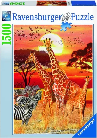 Ravensburger 16298 Puzzle - Afrikanischer Sonnenuntergang [1500 Teile]