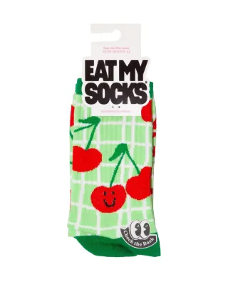 eat my socks - Socken - Cherry grün/rot - Gr. - OS