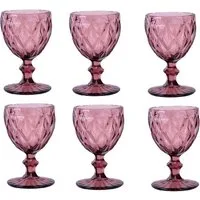 Schäfer Elektronik Gläser-Set Diamond Weingläser – Perfekte 6er Set Weißweingläser mit 250 ml, 6-tlg., 6-teilig, 250 ml