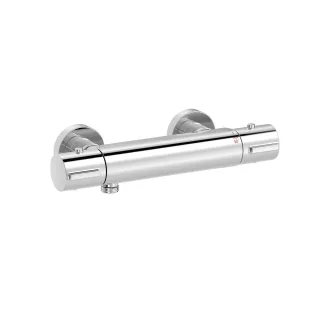 Tres Brausethermostat Aufputz Ohne Zubehör Rundes Handrad, 21716401 21716401