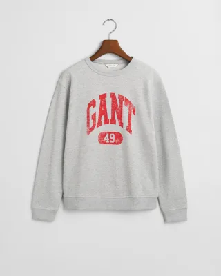 GANT - Teens GANT 49 Arch Sweatshirt mit Print light grey melange - Gr. - 176