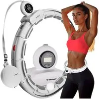Trizand Hula-Hoop-Reifen Trainingsreifen Hula Hoop (Spar-Set, 1-tlg., mit Zähler), verstellbare Gegengewicht sorgt für gezielte Fettverbrennung
