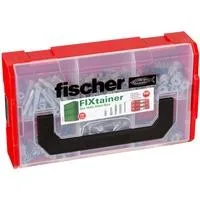 FixTainer - Hält-Alles-Box, Dübel hellgrau, 240-teilig