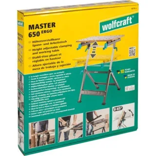 Wolfcraft MASTER 650 ERGO Arbeits- und Spanntisch