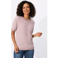 Witt Strickpullover Kurzarm-Pullover Kurzarm