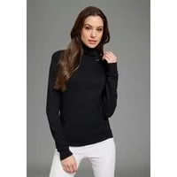 Bruno Banani Rollkragenpullover mit hoch geschlossenem Ausschnitt, figurbetonte Passform