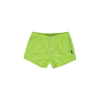 Limefarbene Solid-Schwimmshorts