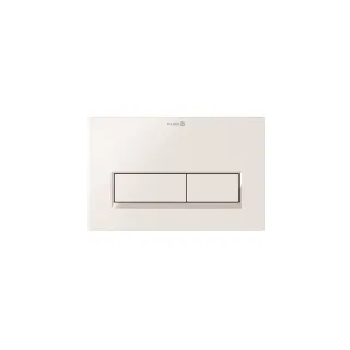 KLUDI UNIFIX Betätigungsplatte Eckig 244 x 160 mm weiß glänzend 32PP0143