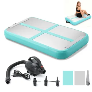 WaveRite 100x60x10cm AirBlock Inflatable Gymnastics Mat Gym Block Tumbling Block Training Block Training Mat Sports Bloc