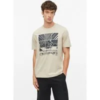 s.Oliver Kurzarmshirt T-Shirt Baumwoll-T-Shirt mit Frontprint