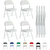 MCC direct Klappstuhl Kunstleder Klappstuhl gepolstert im 1er, 2er, 4er und 6er Set (4 St)