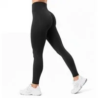 Smilodox Leggings Shayla, High Waist Yogahose mit Push-up-Effekt, nahtlos & enganliegend Booty Scrunch Sport Hose, atmungsaktiv & schnelltrocknend, Workout
