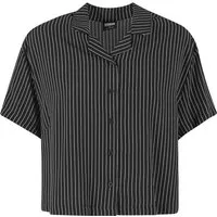 URBAN CLASSICS Kurzarmshirt Urban Classics Damen Ladies Resort Shirt (1-tlg)