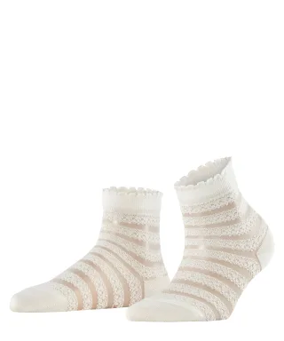 FALKE - FALKE Border Lace Damen off-white - Gr. - 39.5