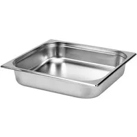 TRIZERATOP Aufbewahrungssystem Gastro Behälter, Gastronomiebehälter Edelstahl GN 2/3 354x325mm, Edelstahl 201, (Stück, Gastro)