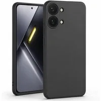 CoolGadget Handyhülle Handy Schutzhülle für Xiaomi Poco X8 Pro Max matt schwarz, Silikon TPU Hülle Schutz Tasche Cover schlicht Slim Case