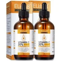 P-Beauty Cosmetic Accessories Gesichtsserum mit Vitamin C und E Hyaluronsäure 120ml, 2-tlg.