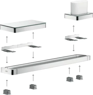 Hansgrohe Adapterset Hansgrohe Axor Universal Accessories 42870670