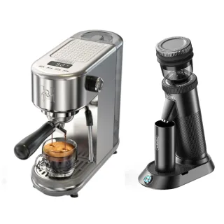 [EU Direct] HiBREW H10B Lite Espresso Machine & G5 Coffee Grinder Combo 36 Grind Settings 15 Bar 51mm Portafilter Steam
