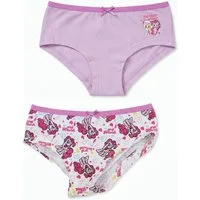 My Little Pony Slip My Little Pony Mädchen Unterhosen 2er Pack Pinkie Pie Slips - 6 Jahre (Set) 2X Mein kleines Pony Mädchen Slips