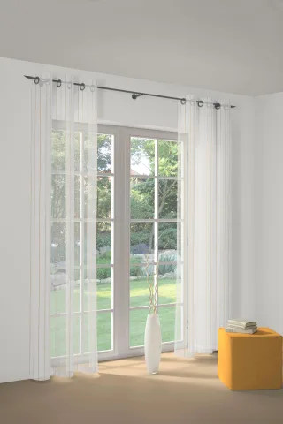 Wirth Gardine "7227" Ösen 1 Stk. tlg. Store