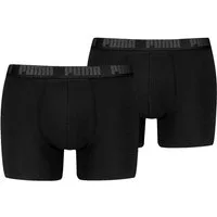 PUMA Boxershorts PUMA MEN EVERYDAY BASIC BOXERS 2P (Packung, 2er Pack) mit Puma Webbund