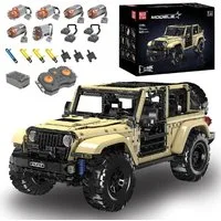 Mould King Mould King 13184 Wrangler Geländewagen 3.621 Teile - RC-Control Konstruktionsspielsteine, (3621 St)