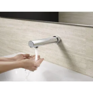 Schell Modus e Infrarot-Wandauslauf-Armatur 019530699 Ausladung 187 mm, HD-K, Batteriefach 6 V, verchromt