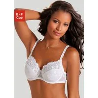 LASCANA Bügel-BH Wanda mit floraler Stickerei Spitze, Dessous – auch ideal für große Größen