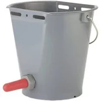 Kerbl Wasserspender Kerbl Kälber Tränkeeimer mit Saugventil (Tränkeeimer für Rinder