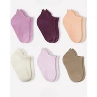 bistyle Sneakersocken (6er Pack) Sneakersocken Babys Jungen Mädchen Babysocken Kurzsocken (Set, 6-Paar, 6er-Pack) Bio-Baumwolle GOTS zertifiziert 0-6 Monate bis 2-3 Jahre