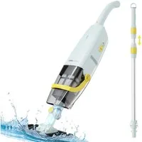 Blossom Poolroboter S1 Poolbodensauger Akku-Poolsauger Handheld Pool Vacuum 51.5L/MIN, 60 Min mit Akku elektrisch Pool Bodensauger Handsauger Teleskopstange