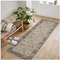 GarveeMore Teppich Maschinenwaschbarer Boho Rutschfester Teppich