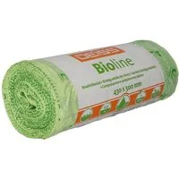 Deiss Müllbeutel Bioline, 20 Liter, 50 Stück/Rolle, kompostierbar