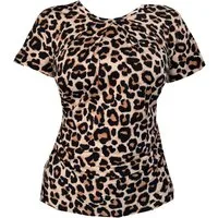 Passioni Print-Shirt mit Leopard Muster Leoparden Print