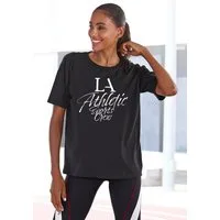 LASCANA ACTIVE T-Shirt im Oversize-Schnitt mit sportlichem Schriftzug