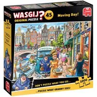 Jumbo Spiele Puzzle Wasgij Original 45, Umzugstag, 1000 Teile Puzzle, 1000 Puzzleteile, Made in Europa