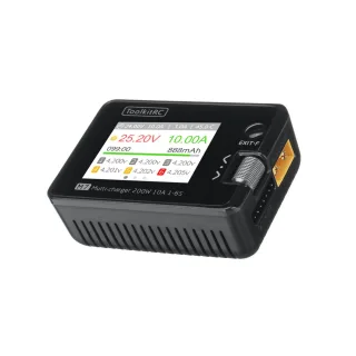 ToolkitRC M7 200W 10A DC Balance Charger Discharger for 1-6S Lipo Battery with With Voltage Servo Checker ESC Tester Rec