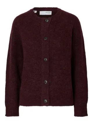SELECTED WOMEN - SLWLULU LS KNIT SHORT CARDIGAN NOOS Fig - Gr. - XS