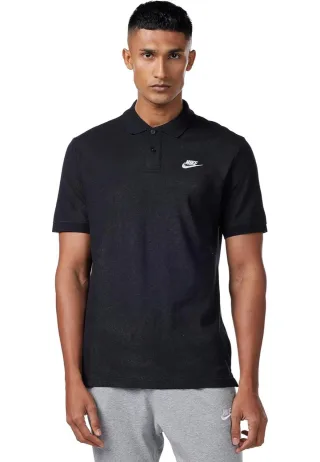 Nike Sportswear Club Herren-Poloshirt in Schwarz